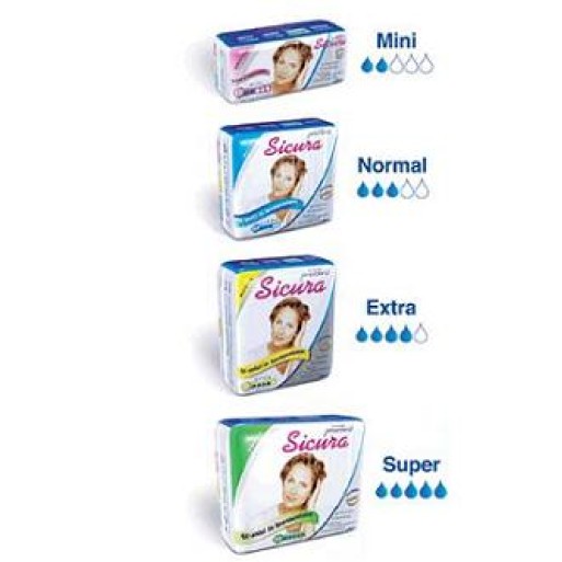 SICURA Assorb.Normal 24pz