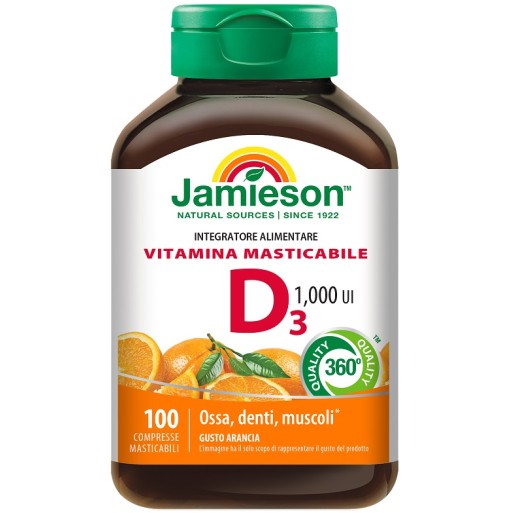 JAMIESON VIT.D3 MAST.AR.100CPR