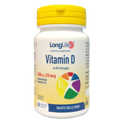 LONGLIFE VIT*D3 1000UI 60 Cpr