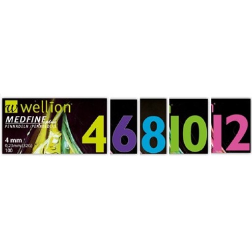 WELLION MEDFINE  8 31G 100pz