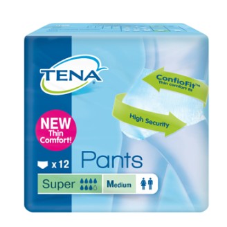 TENA PANTS SUPER M NEW 12PZ