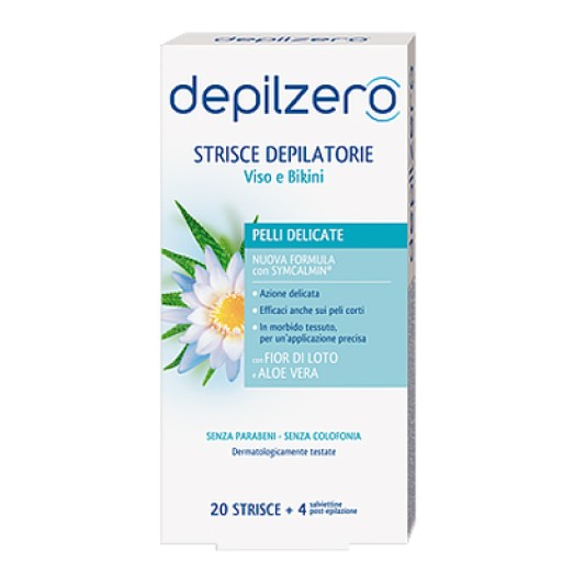 DEPILZERO Str.Viso/Bikini 24pz