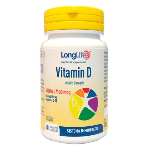 LONGLIFE VIT*D 4000UI 60 Cpr