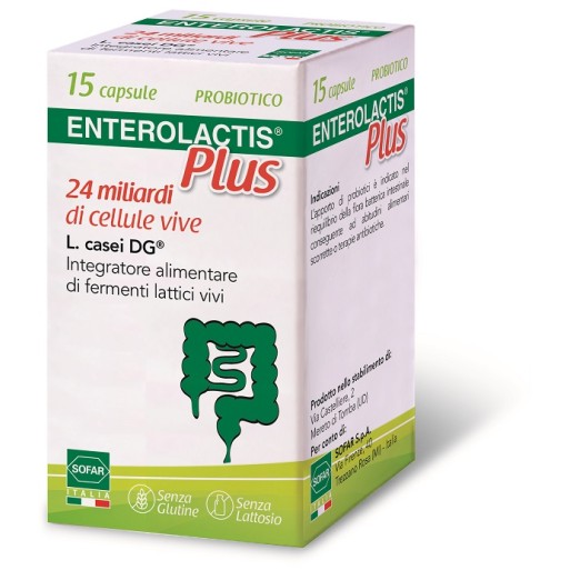 ENTEROLACTIS PLUS 15 Cps