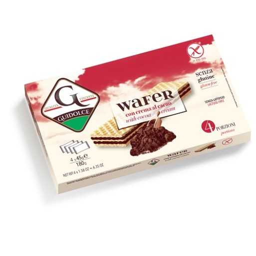 GUIDOLCE Wafer Cacao 4x45g