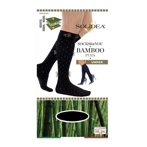 SOCKS FY Bamboo Pois Nero 1-S