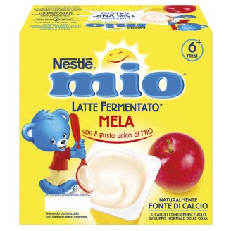 MIO Mer.Latte Ferm.Mela 4x100g