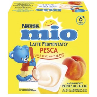 MIO Mer.Latte Ferm.Pesca4x100g