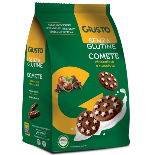 GIUSTO S/G COMETE Biscotti200g