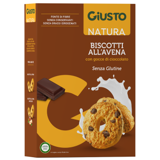 GIUSTO S/G Bisc.AvenaCiocc250g