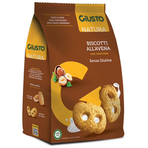 GIUSTO S/G Bisc.AvenaNocc.250g