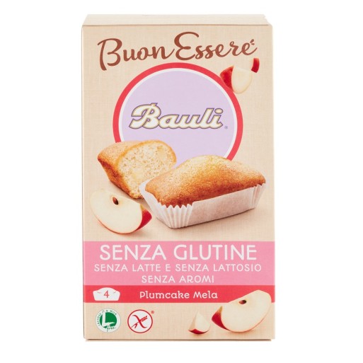 BAULI Plumcake S/G Mela 132g