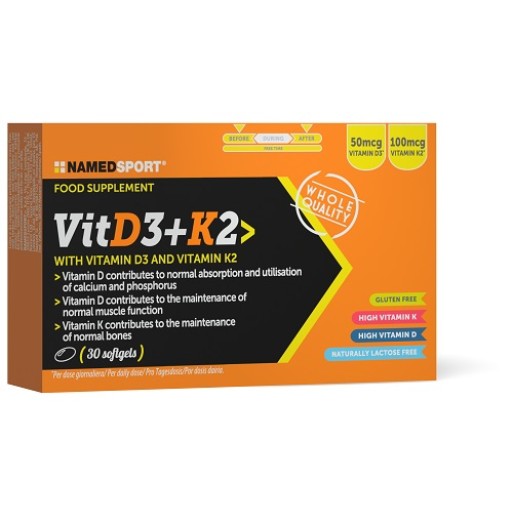 VITAMIN D3+K2 30SoftGels