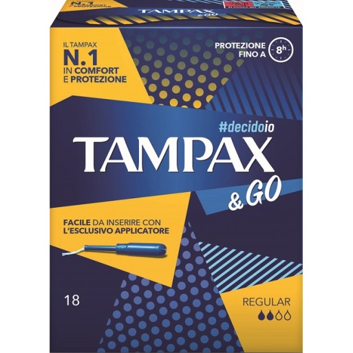 TAMPAX&GO Regular 18pz