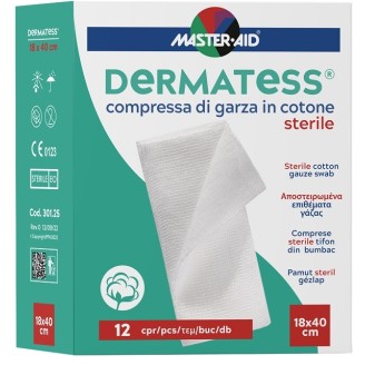 DERMATESS Cot.Garza 18x40 12pz