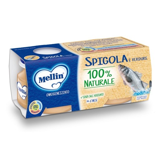 MELLIN OMOG SPIGOLA 4X80G