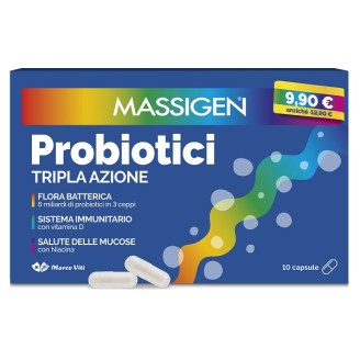 MASSIGEN Probiotici 10 Cps