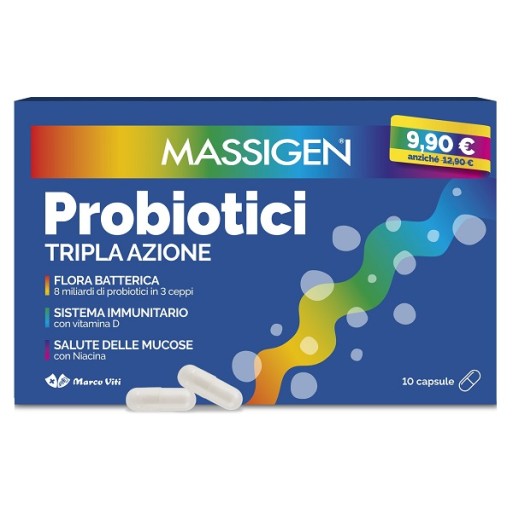 MASSIGEN Probiotici 10 Cps