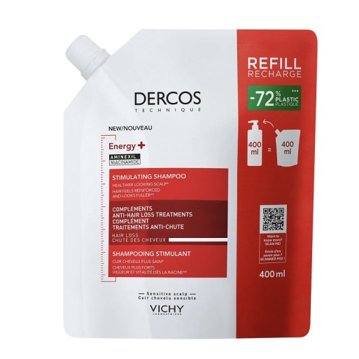 DERCOS Sh.Energizz.Ric.400ml