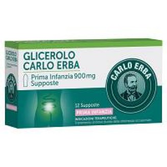 GLICEROLO ERBA 12 Supp.Latt.