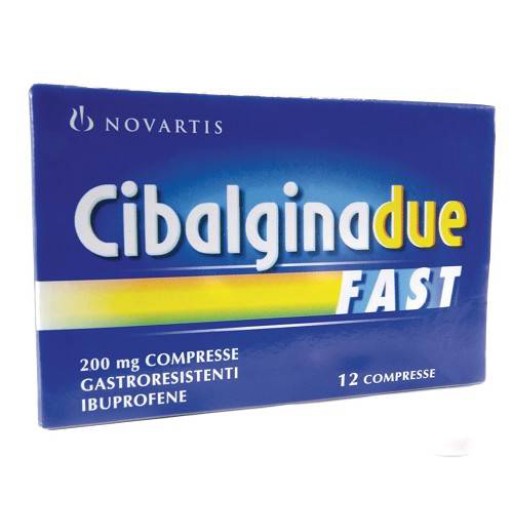 CIBALGINA DUE FAST*12CPR 200MG