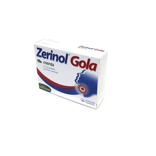 ZERINOL GOLA MENTA*18PAST 20MG