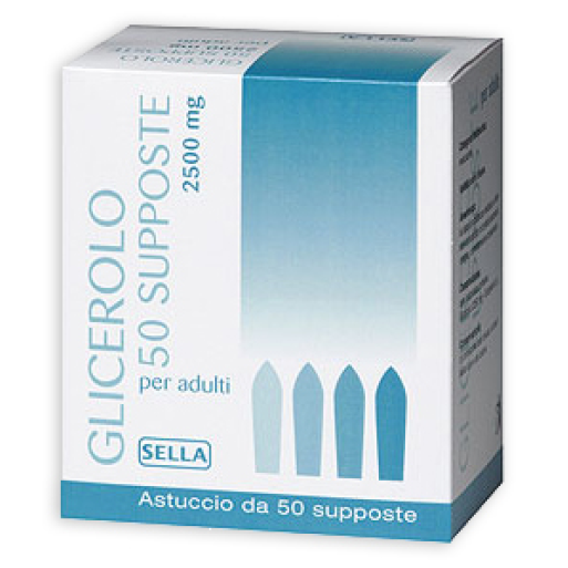 GLICEROLO 50 Supp.2250mg SELLA