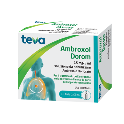 AMBROXOL DOROM*NEB 10F 2ML15MG