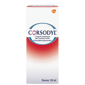 CORSODYL*SOLUZ 150ML 200MG/100