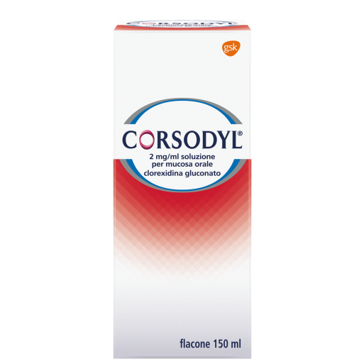 CORSODYL*SOLUZ 150ML 200MG/100