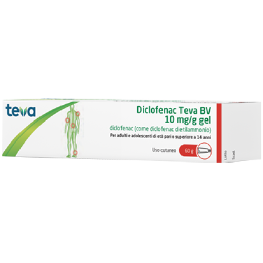 DICLOFENAC Gel 10mg/g  60gTEVA