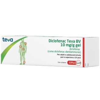 DICLOFENAC Gel 10mg/g 120gTEVA