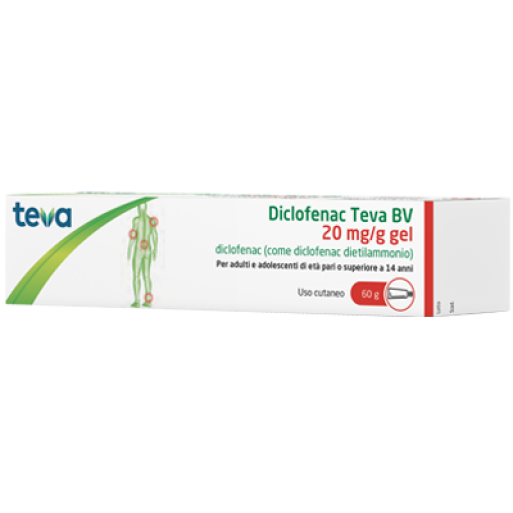 DICLOFENAC Gel 20mg/g  60gTEVA