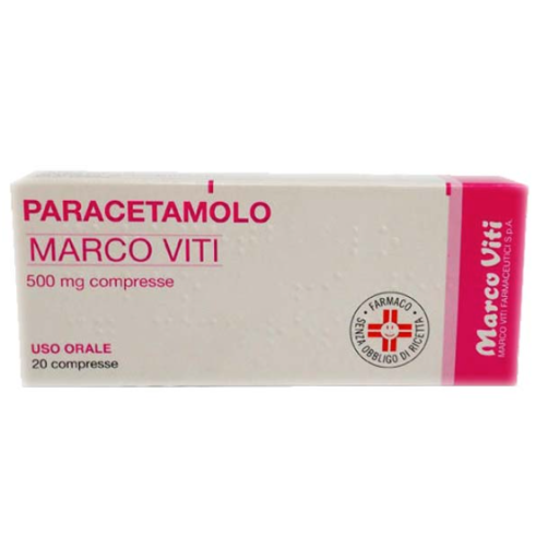 PARACETAMOLO  500mg 20Cpr VITI