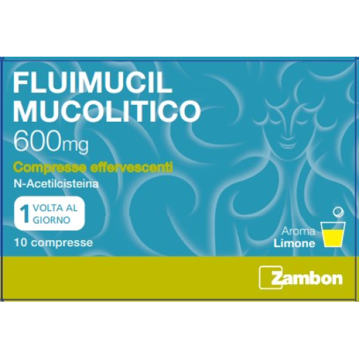 FLUIMUCIL MUCOL*10CPR EFF600MG