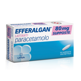 EFFERALGAN- 10 Supp. 80mg