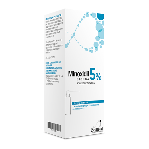 MINOXIDIL BIORGA*SOL CUT60ML5%