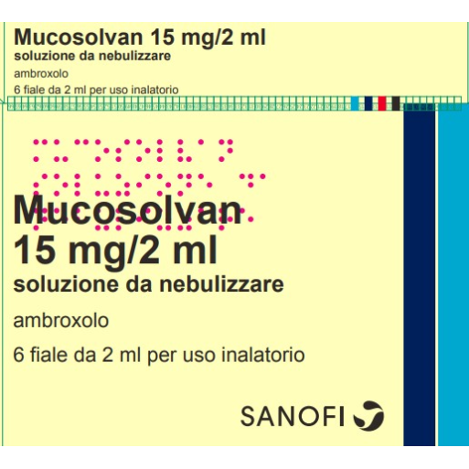 MUCOSOLVAN*NEBUL 6F 15MG 2ML