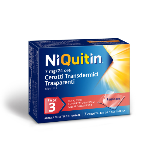 NIQUITIN*7 Cer.Transd. 7mg/24H