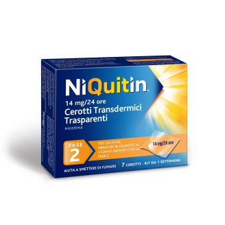 NIQUITIN*7 Cer.Transd.14mg/24H