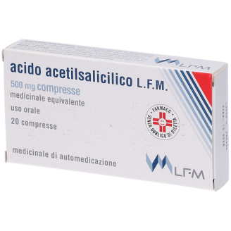 ACIDO Acetils.500mg 20 Cpr LFM