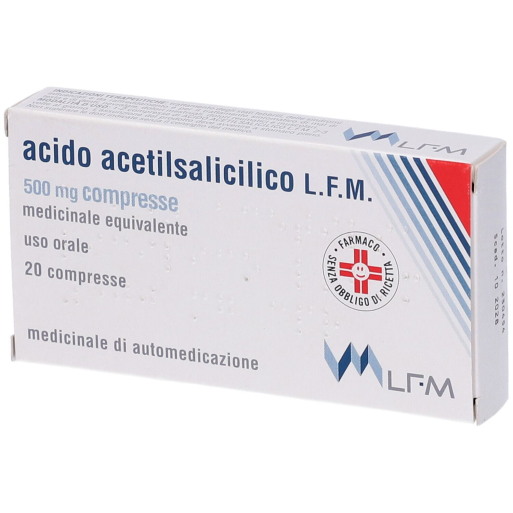 ACIDO Acetils.500mg 20 Cpr LFM