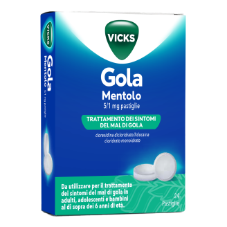 VICKS Gola 24 Past.Mentolo