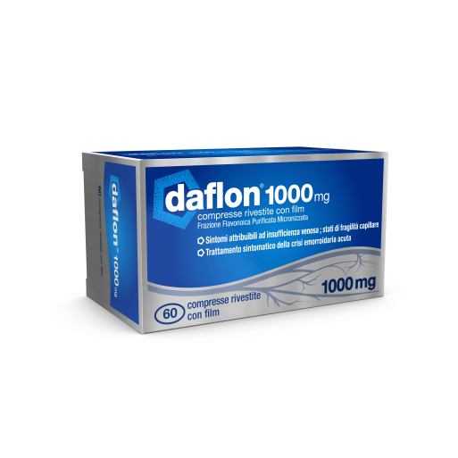 DAFLON-1000 60 Cpr 1000mg