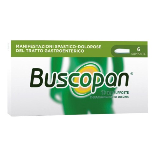 BUSCOPAN*6SUPP 10MG