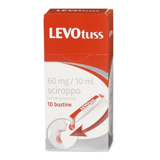 LEVOTUSS*SCIR 10BUST 60MG/10ML