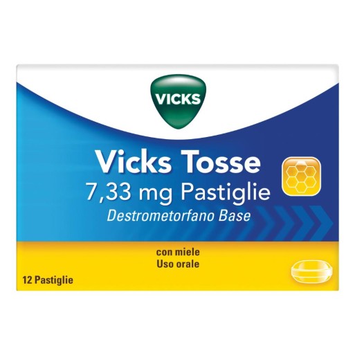 VICKS TOSSE*12PASTL 7,33MG MIE