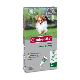 ADVANTIX Spot-On 4x0,4ml 0-4Kg