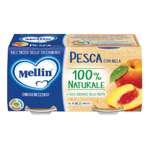 MELLIN OMOG PESCA MELA 2X100G