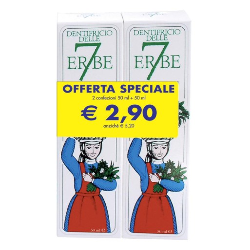 DENTIFRICIO 7 ERBE 50ML+50ML